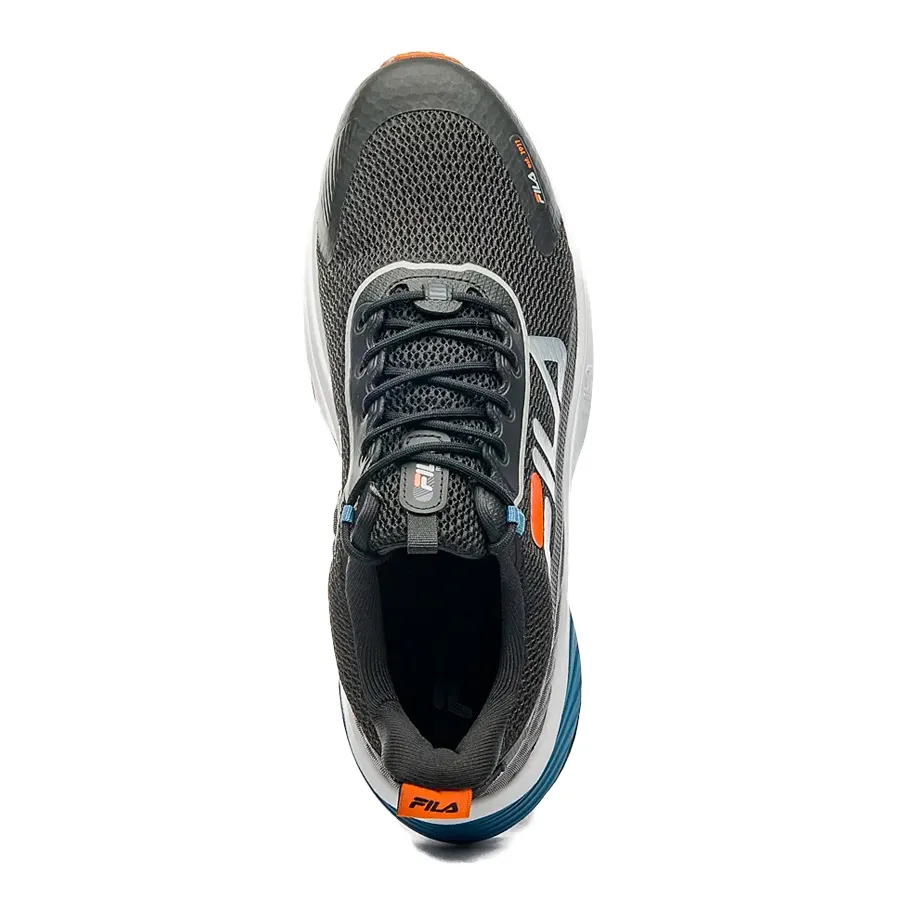 Imagen 3 de 7 de Zapatillas Fila Progress-NEGRO/GRIS/NARANJA