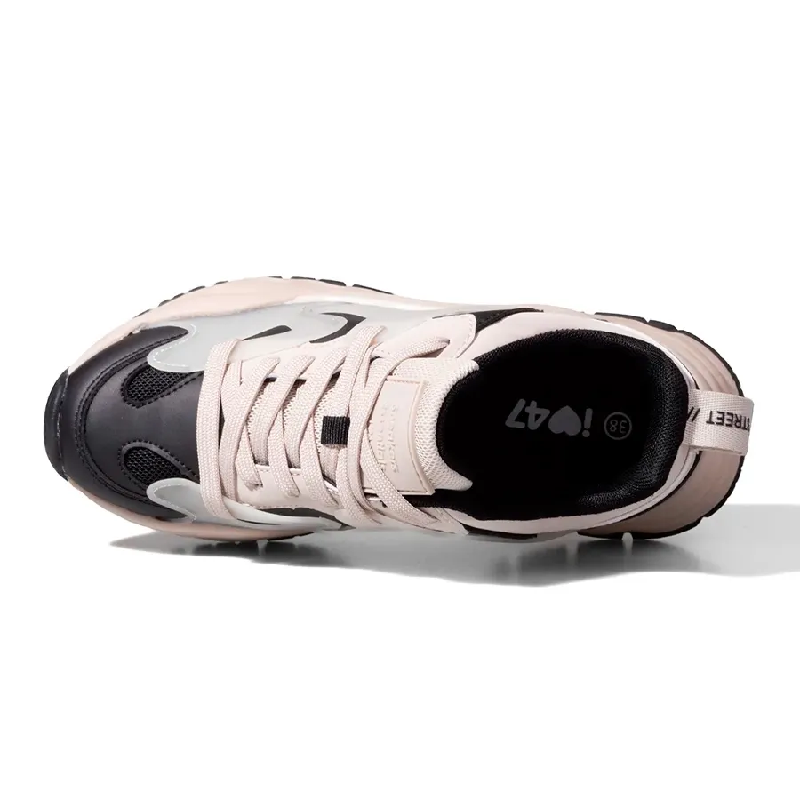 Imagen 3 de 5 de Zapatillas 47 Street Shiver-BEIGE/NEGRO