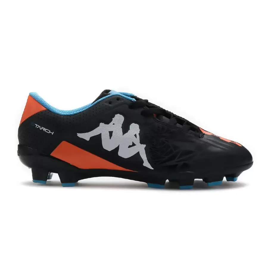 Imagen 4 de 5 de Botines Kappa 4 Soccer Starch Base Fg M-NEGRO/NARANJA