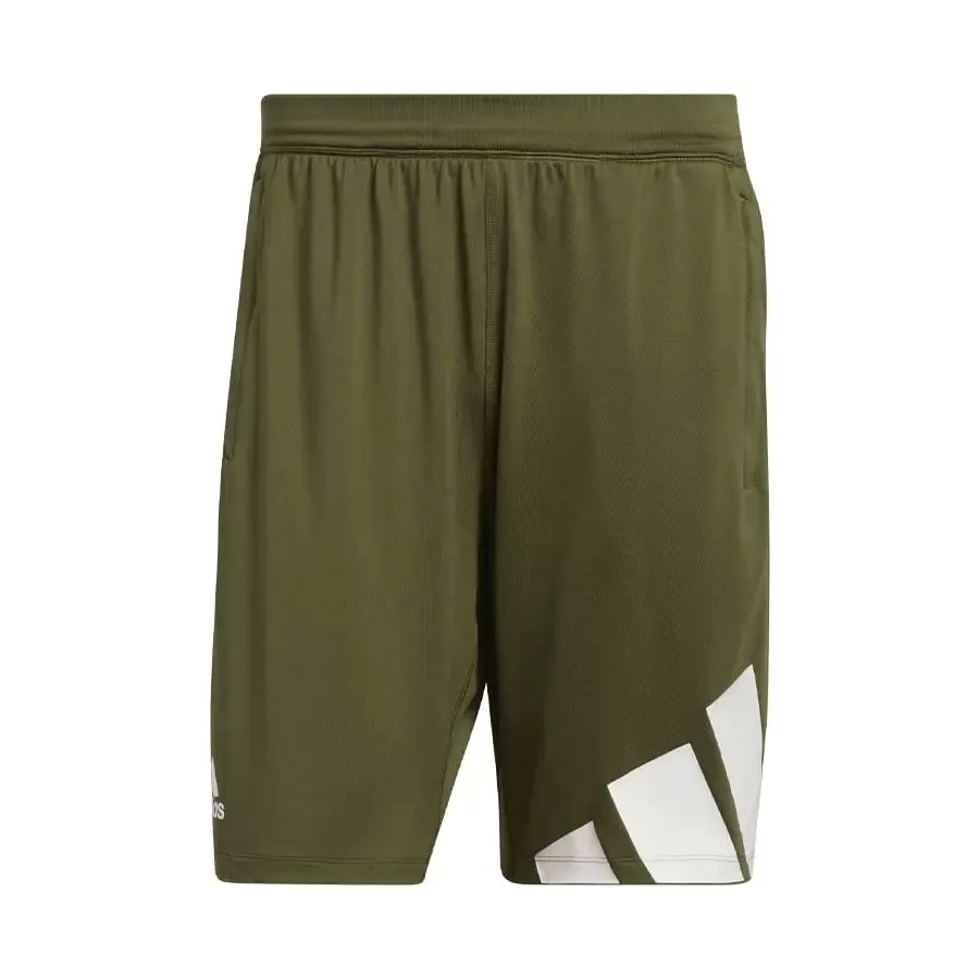 Imagen 3 de 4 de Shorts adidas 4 K 3 Bar Short-VERDE/BLANCO
