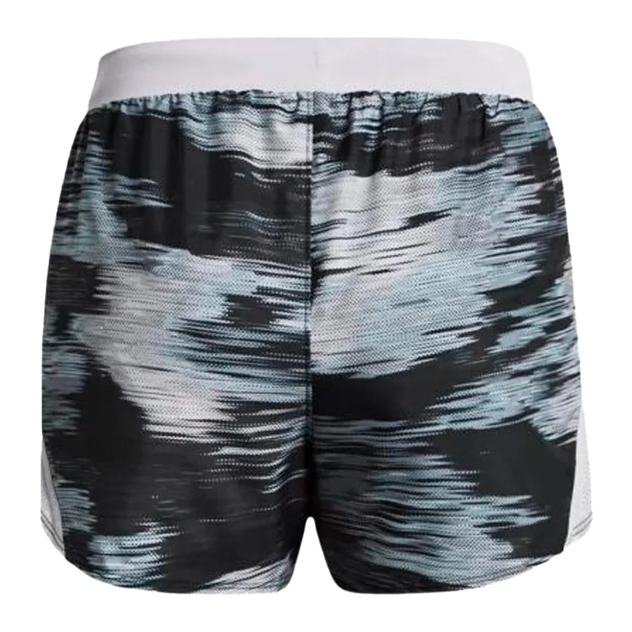 Imagen 1 de 2 de Shorts Under Armour Fly By 2.0 Printed-NEGRO/GRIS