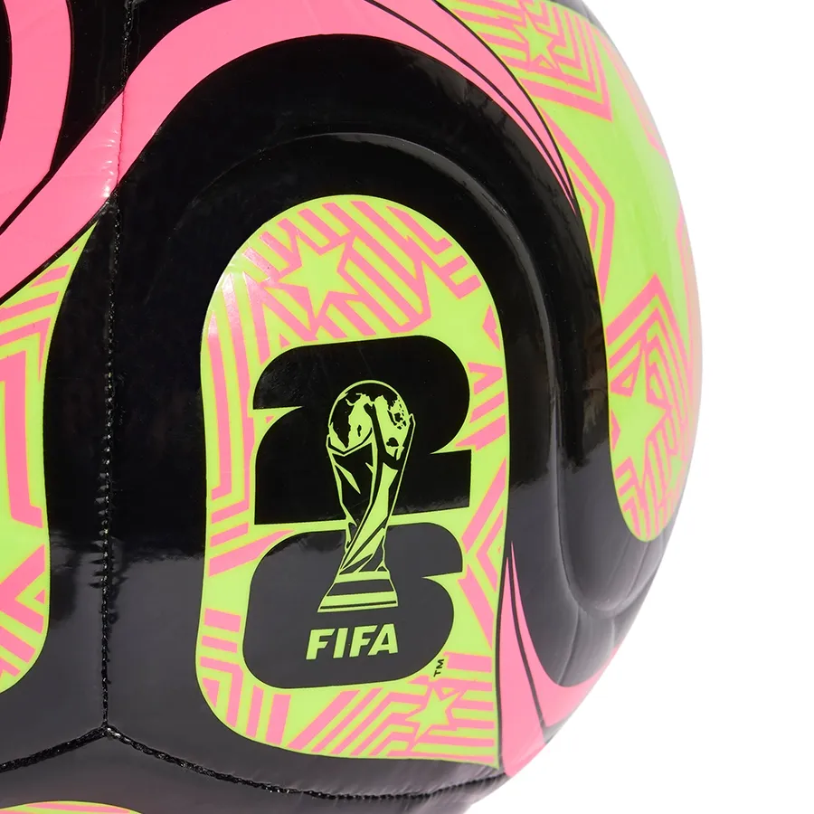Imagen 3 de 4 de Pelota adidas Trionda Club Copa Mundial De La Fifa 26-NEGRO/ROSA/AMARILLO