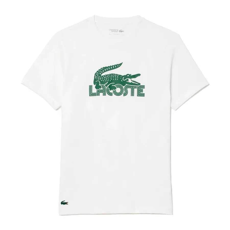 Imagen 2 de 4 de Remera Lacoste deportiva-BLANCO/VERDE
