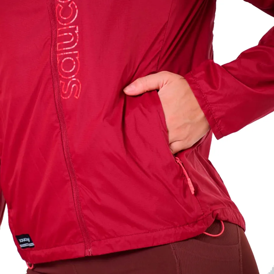 Imagen 1 de 4 de Campera Saucony Peregrine Packaway-VINO