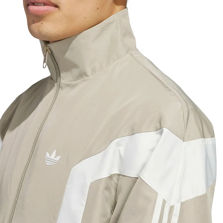 Imagen 5 de 7 de Campera adidas originals Rompevientos Basketball-LINO/BLANCO