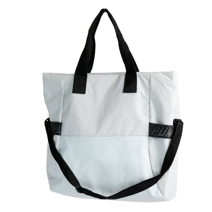 Imagen 1 de 3 de Bolso Puma Evo Plus Shopper Woven-GRIS/NEGRO/ROSA