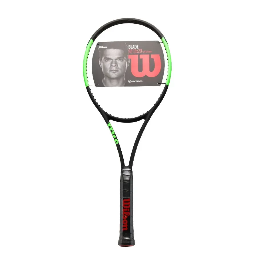 Imagen 0 de 1 de Raqueta Wilson Blade 98 18x20 Countervail-NEGRO/VERDE