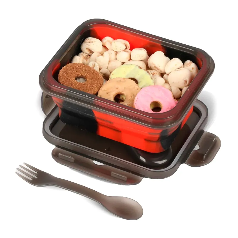 Imagen 2 de 3 de Tupper Plegable Footy-ROJO/NEGRO