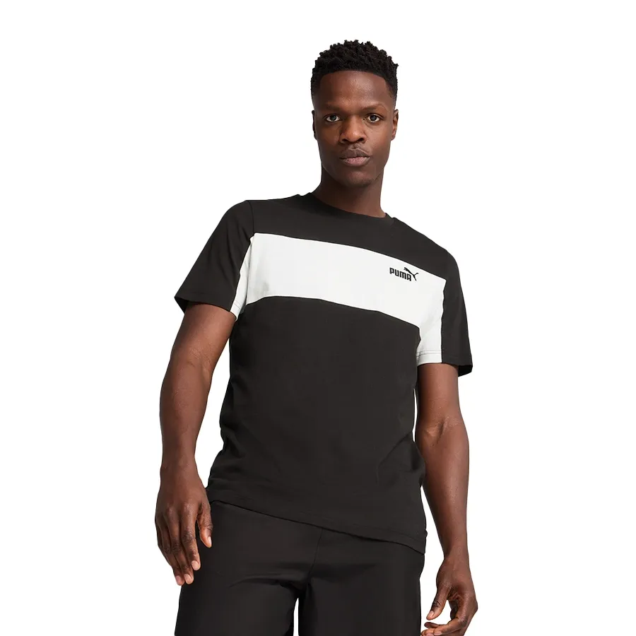 Imagen 0 de 4 de Remera Puma Essentials Block-NEGRO/BLANCO
