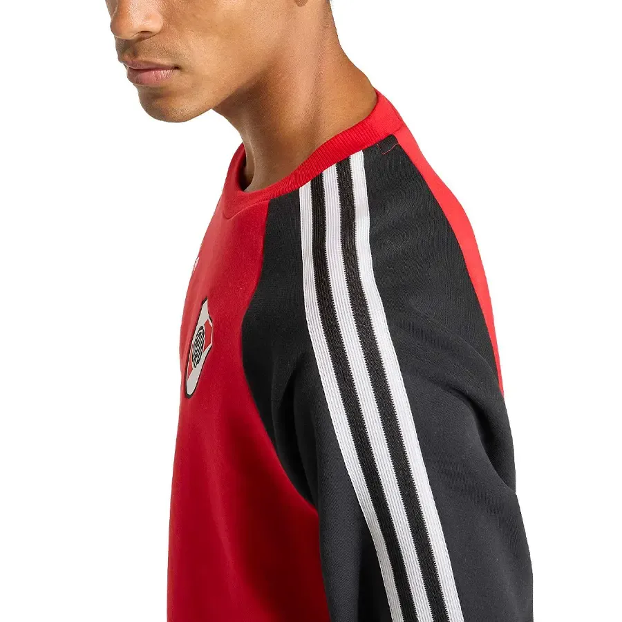 Imagen 4 de 5 de Buzo adidas originals River Plate-ROJO/NEGRO