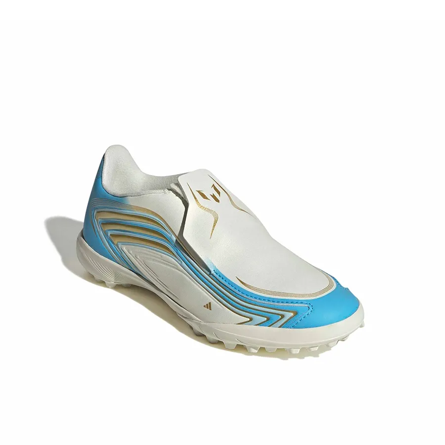 Imagen 1 de 7 de Botines adidas F50 Messi League-BLANCO/CELESTE/DORADO