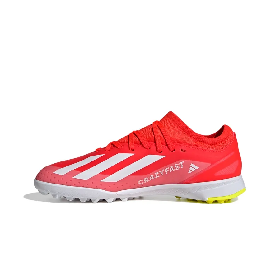 Imagen 2 de 7 de Botines adidas X Crazyfast League-NARANJA FLUOR/BLANCO
