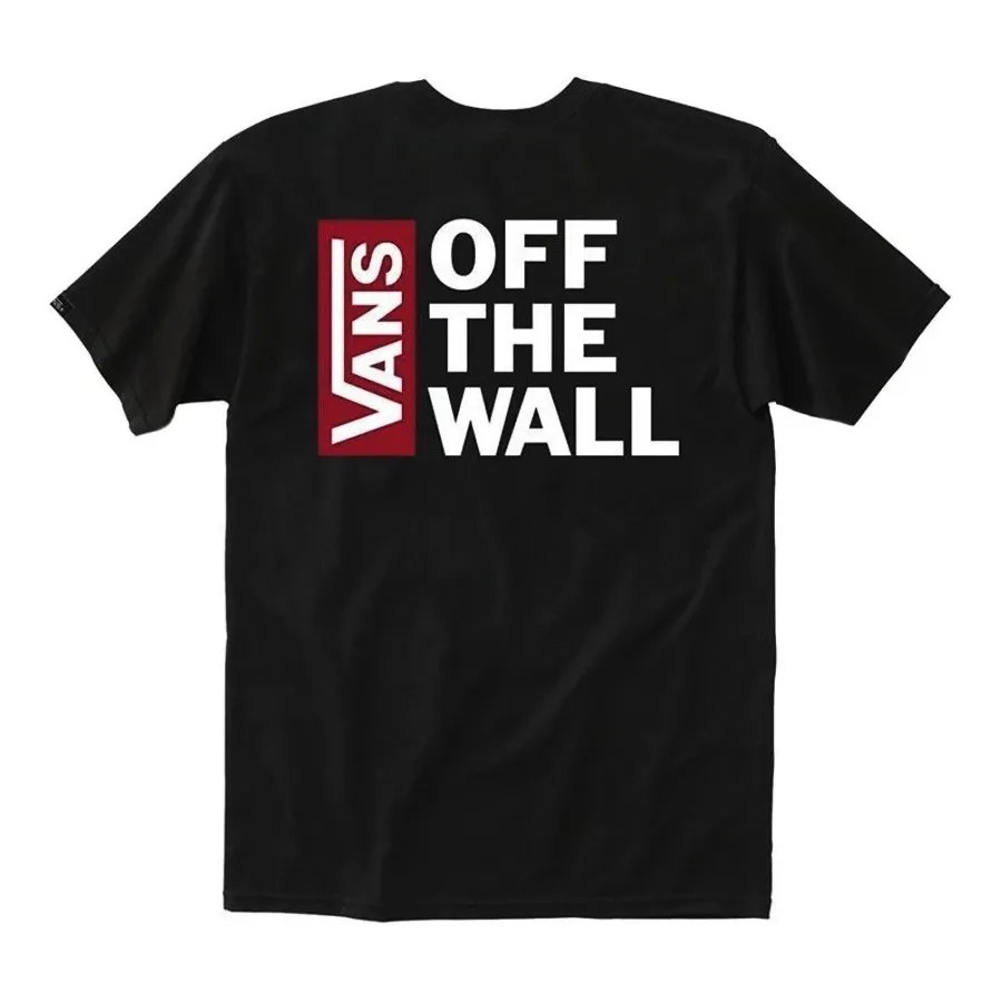 Imagen 1 de 4 de Remera Vans Off The Wall Classic-NEGRO/ROJO/BLANCO