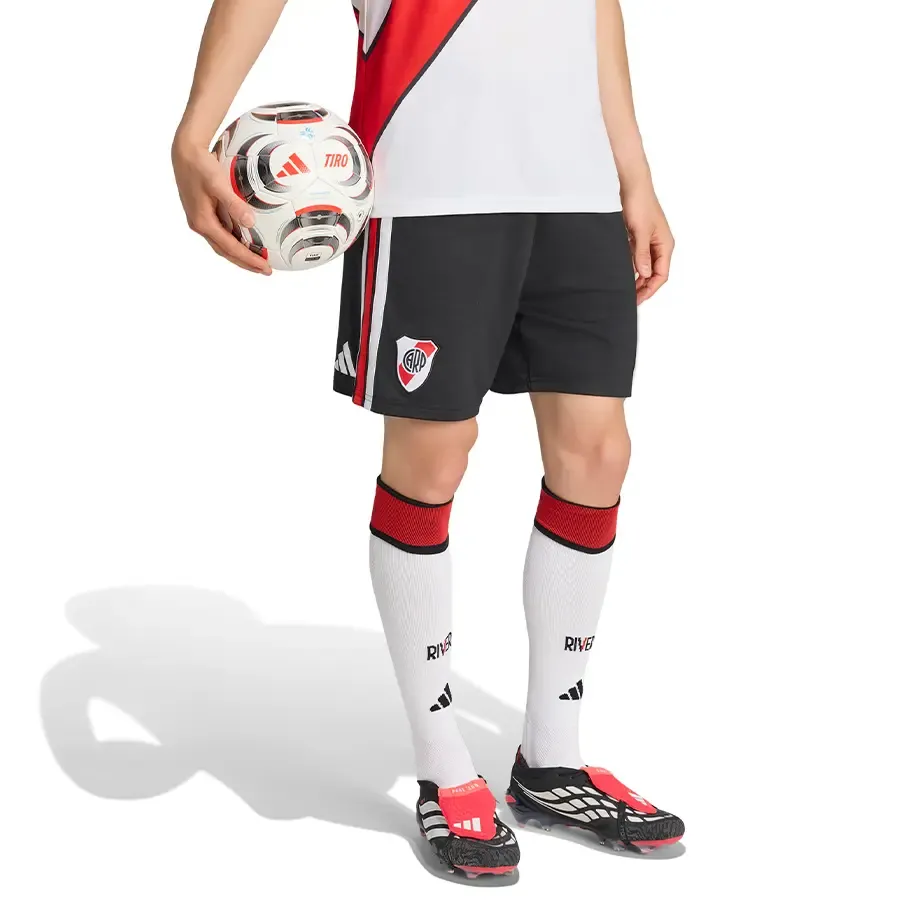 Imagen 0 de 5 de Short adidas River Plate Titular 26/27-NEGRO/ROJO/BLANCO
