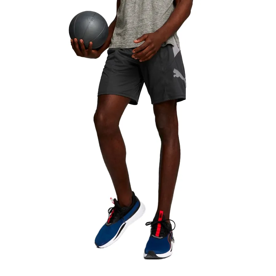 Imagen 5 de 6 de Puma Shorts  Favourite Cat Knit 8"-NEGRO/GRAFITO