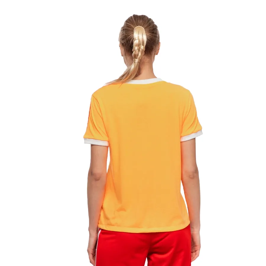 Imagen 3 de 6 de Remera adidas originals 3 Rayas-NARANJA