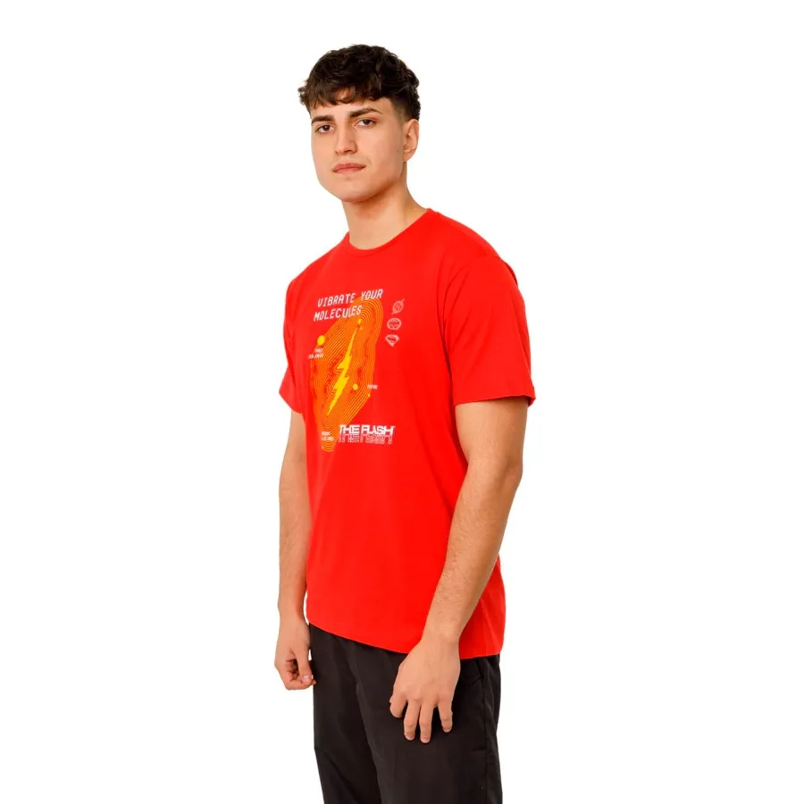 Imagen 1 de 3 de Remera Warner Bros The Flash Urban-ROJO/AMARILLO