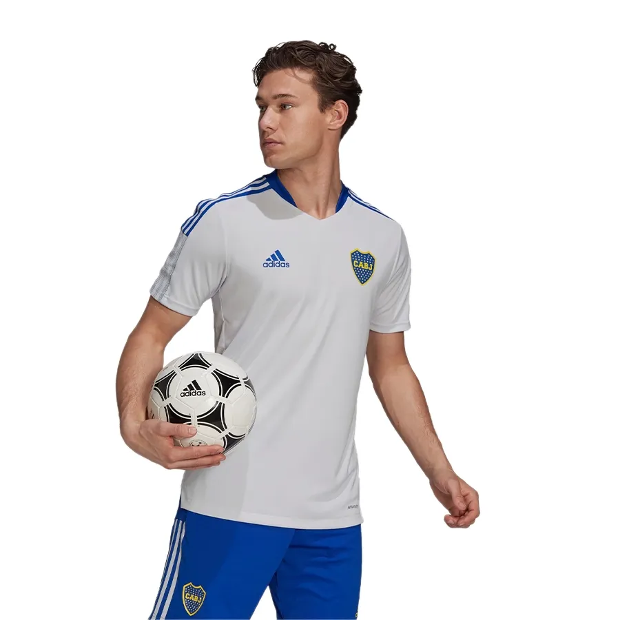 Imagen 1 de 5 de Camiseta adidas Entrenamiento Tiro Boca Juniors-GRIS/AZUL/AMARILLO