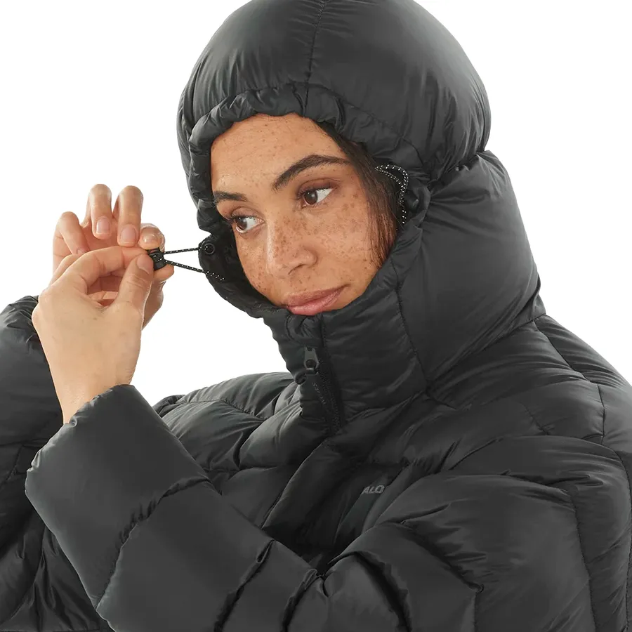 Imagen 3 de 7 de Campera Salomon Outline Nov Crop Down-NEGRO
