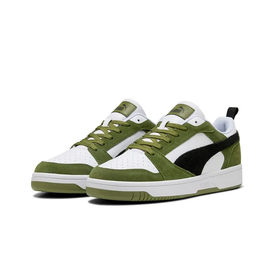Imagen 1 de 6 de Zapatillas Puma Rebound V6 Low-VERDE SECO/BLANCO/NEGRO