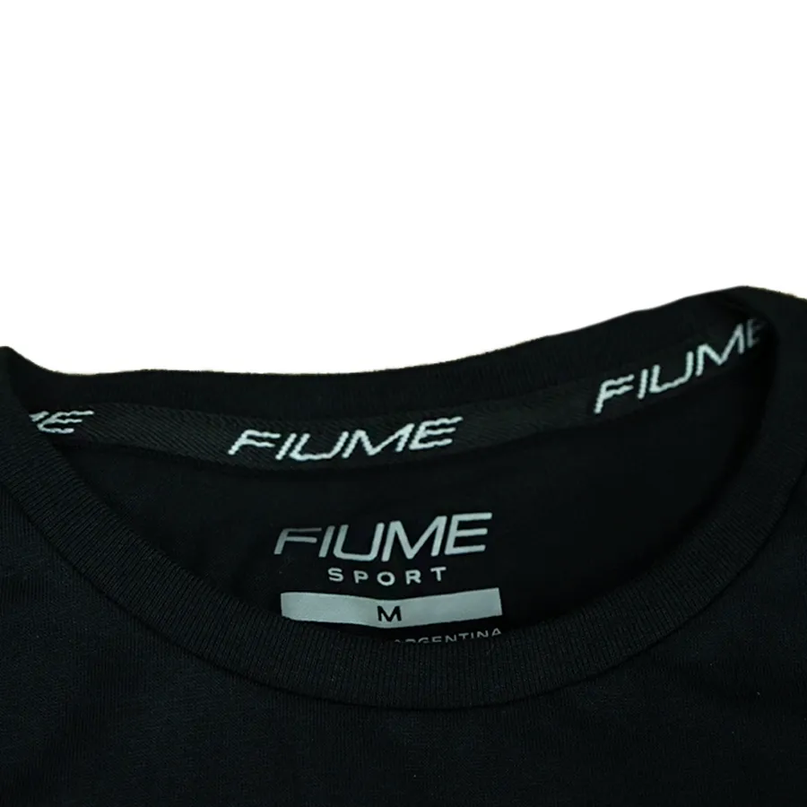 Imagen 2 de 3 de Remera Fiume Sport Barzagil-NEGRO/VIOLETA