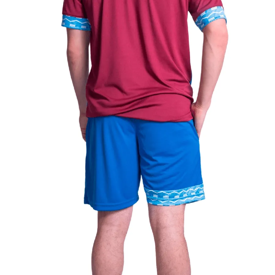 Imagen 2 de 3 de Shorts Fiume Sport Short de Entrenamiento Godoy Cruz 25-AZUL