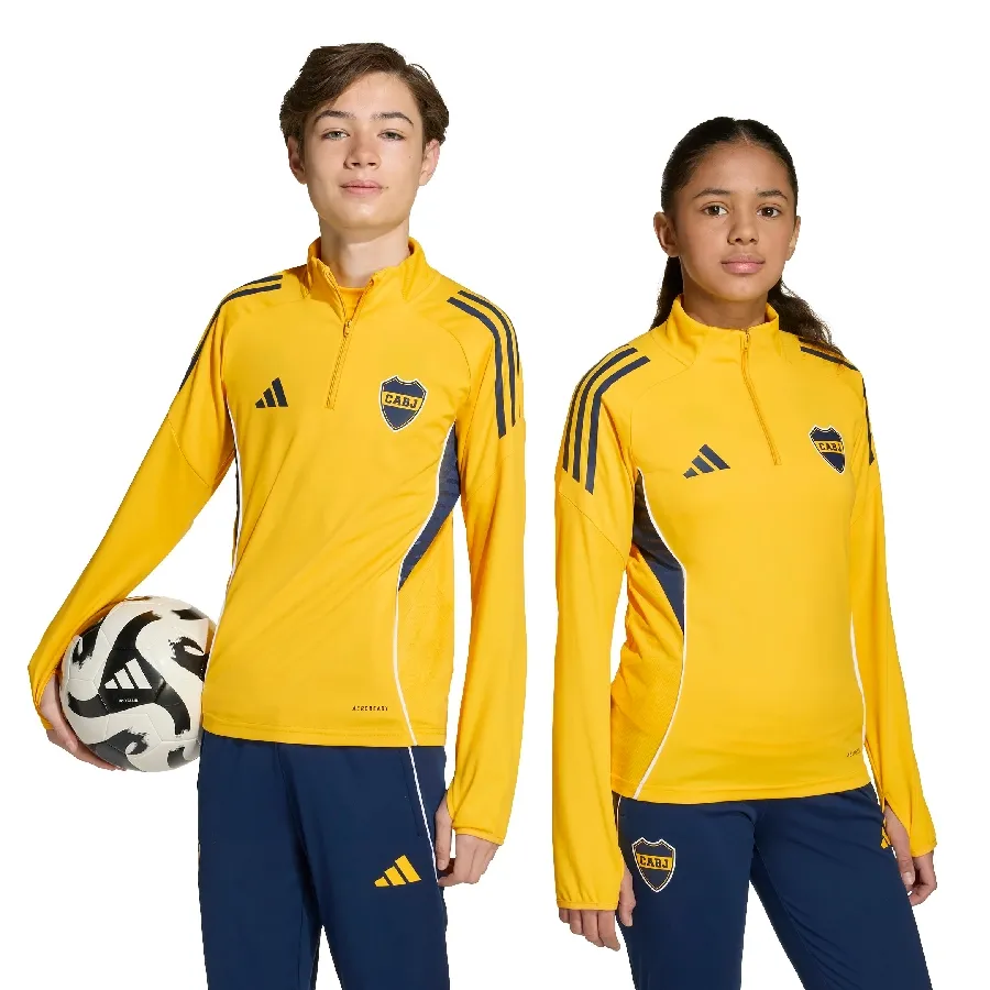 Imagen 1 de 6 de Buzo adidas Entrenamiento de Boca Juniors Tiro 25-AMARILLO/AZUL MARINO
