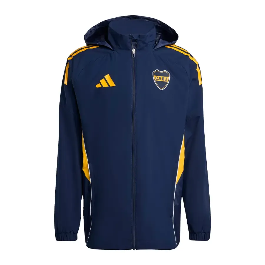 Imagen 2 de 5 de Campera adidas Boca Juniors Tiro All Weather-MARINO/AZUL
