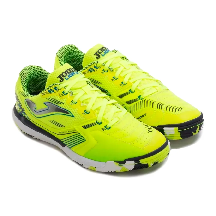 Imagen 2 de 6 de Botines Joma Liga 5 In-AMARILLO FLUOR/BLANCO/NEGRO