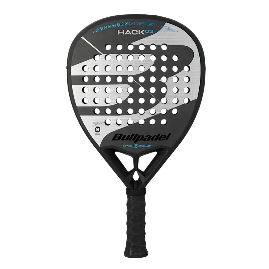 Imagen 0 de 5 de Paleta Bullpadel Hack 03 23-NEGRO/GRIS