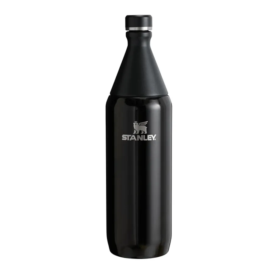 Imagen 0 de 4 de Botella Stanley All day slim 1 lts-NEGRO/PLATA