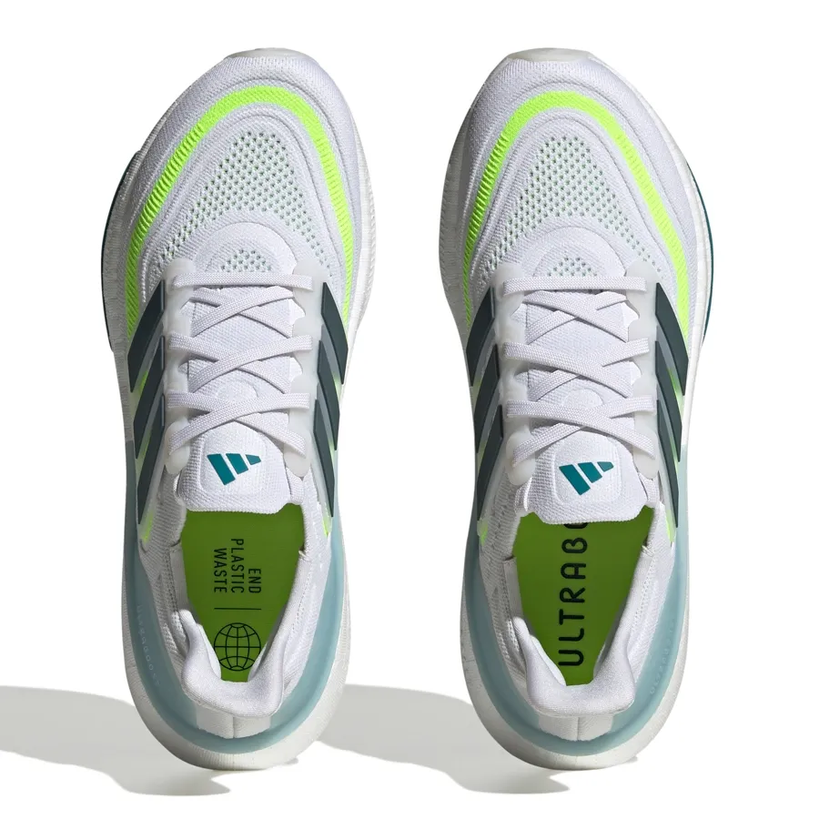 Imagen 3 de 7 de Zapatillas adidas Ultraboost Light-BLANCO/AMARILLO FLUOR/CELESTE