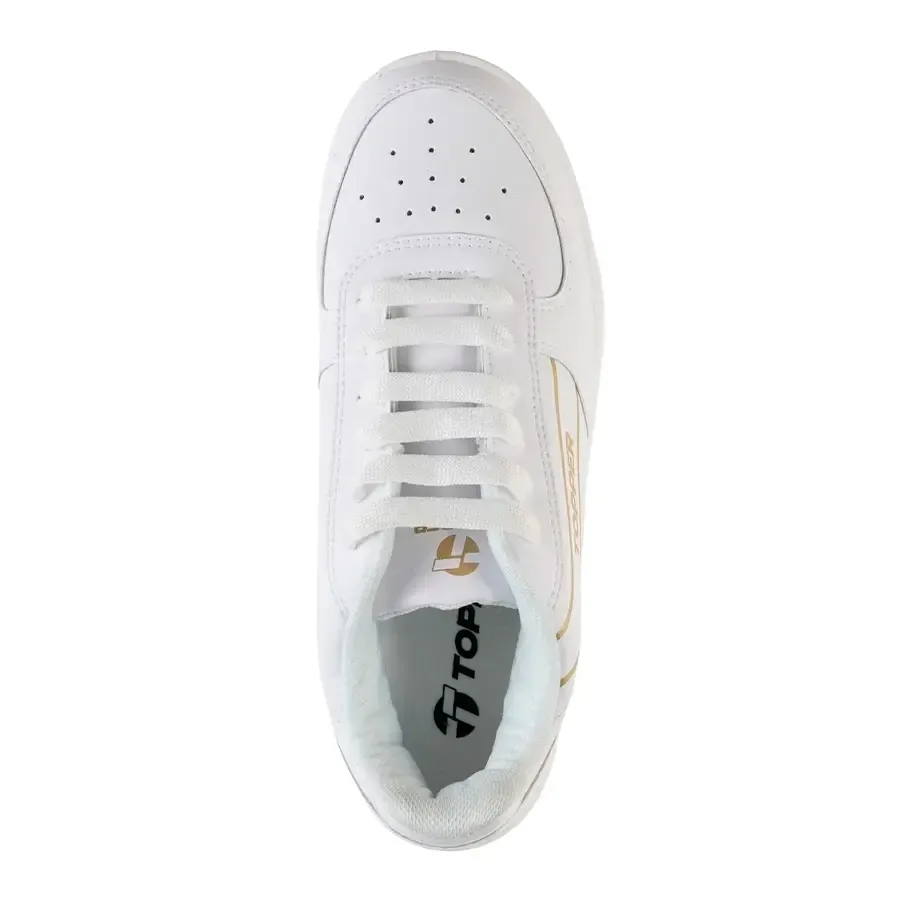 Imagen 2 de 4 de Zapatillas Topper Vigo-BLANCO/DORADO
