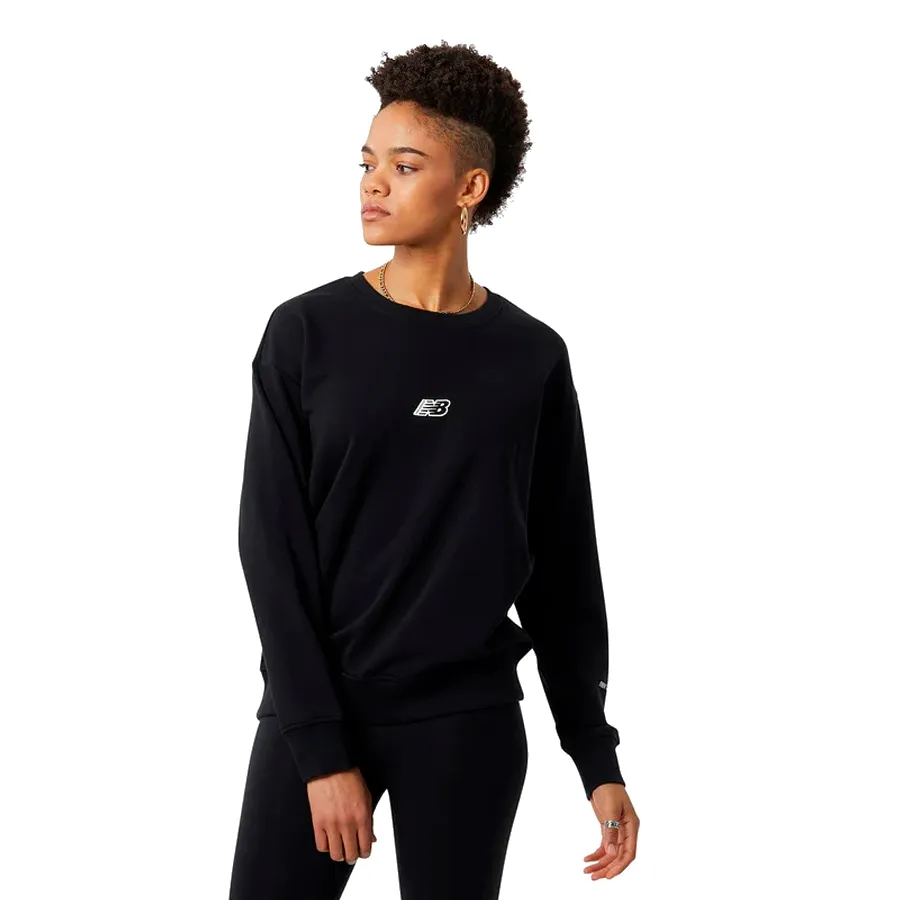 Imagen 0 de 2 de Buzo New Balance Lifestyle Essentials Crew-NEGRO