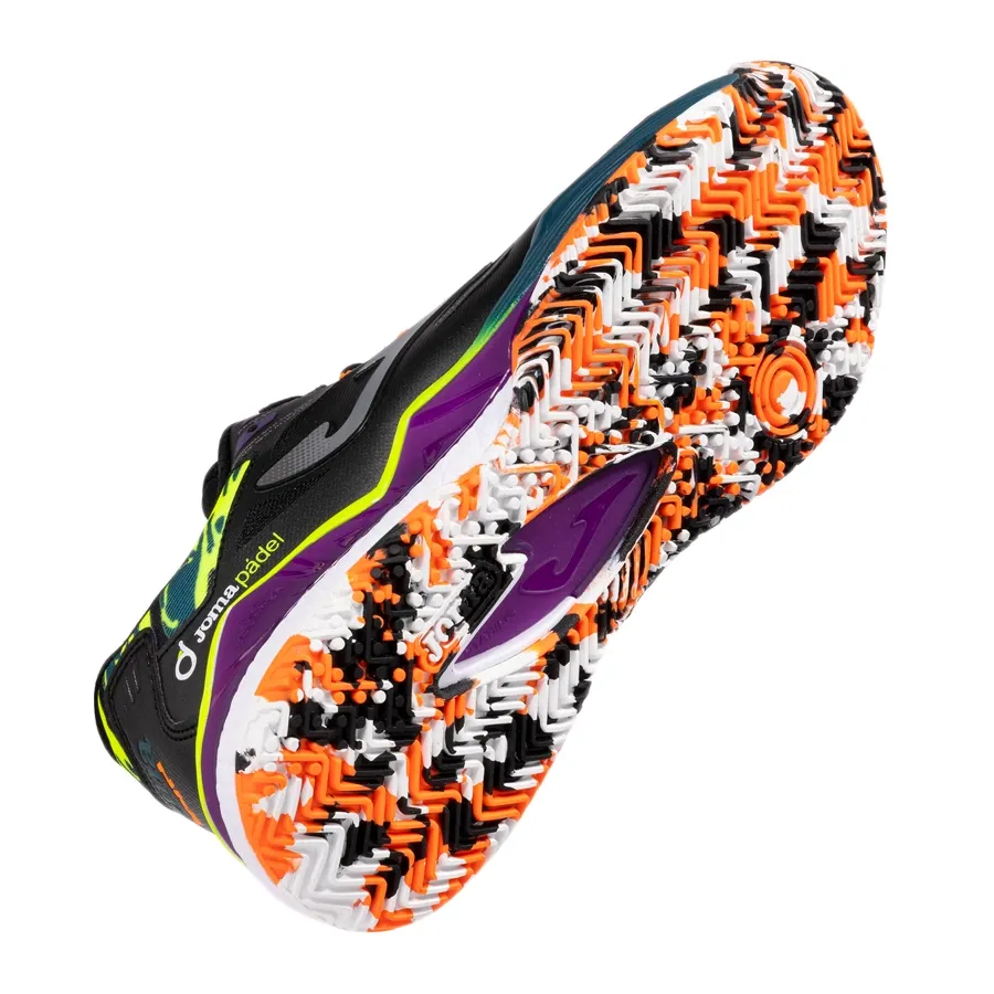 Imagen 4 de 5 de Zapatillas Joma Spin 2401-NEGRO/AMARILLO/VIOLETA