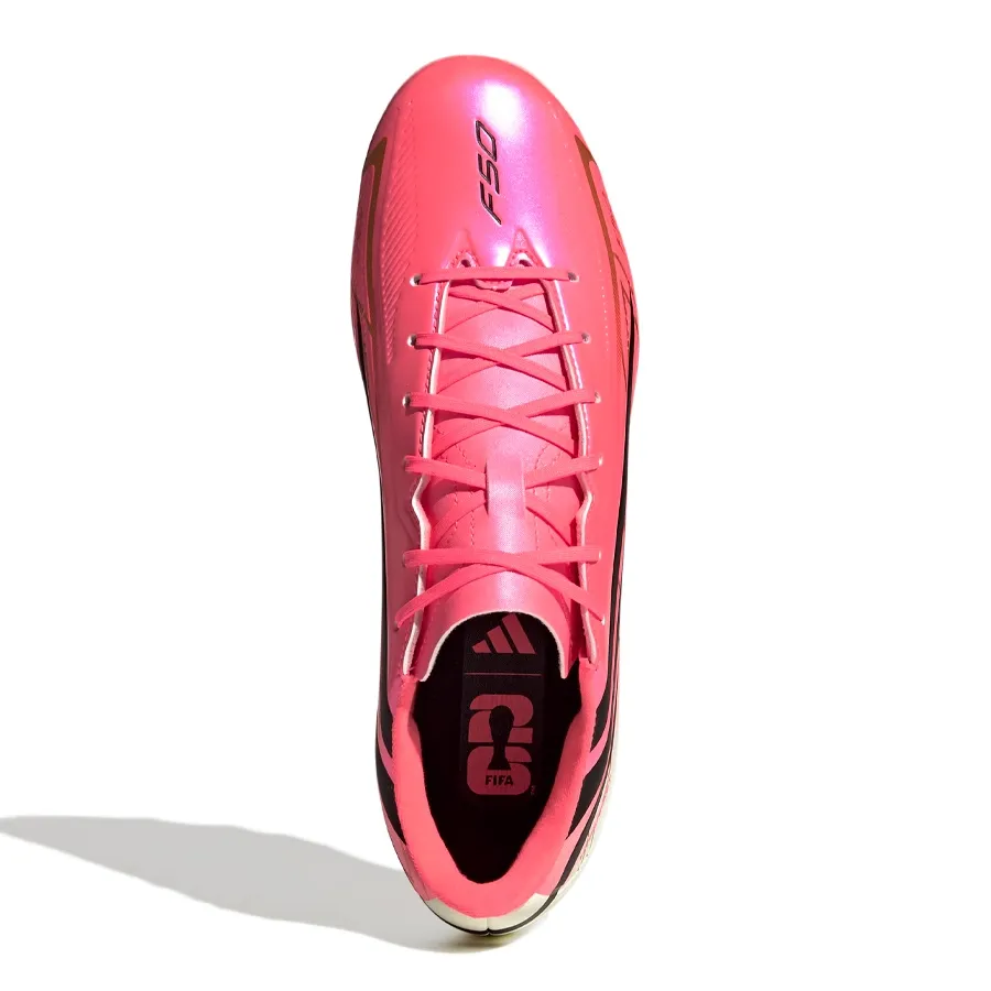 Imagen 2 de 7 de Botines adidas F50 Hyperfast Club-ROSA/BLANCO/NEGRO
