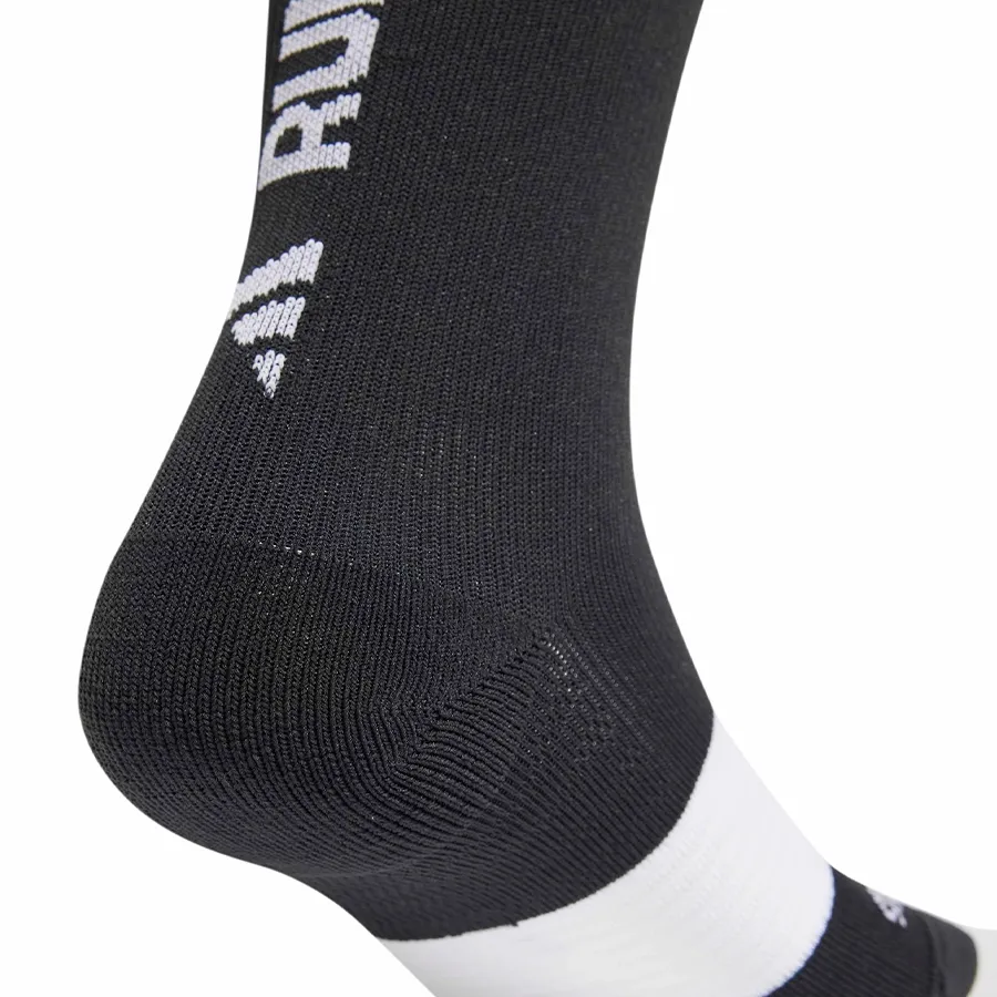 Imagen 3 de 4 de Medias adidas RunXGraphic-NEGRO/BLANCO