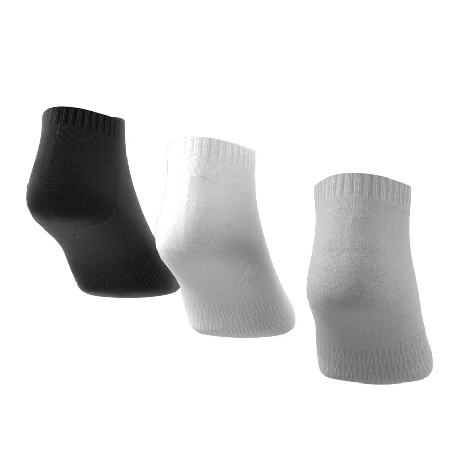 Imagen 2 de 3 de Medias adidas Sportswear 3 Pares-NEGRO/BLANCO/GRIS