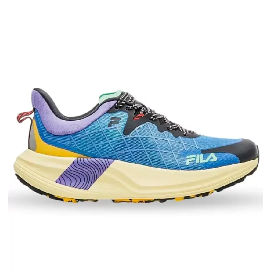 Imagen 1 de 5 de Zapatillas Fila Racer Skytrail-AZUL/NARANJA/LILA