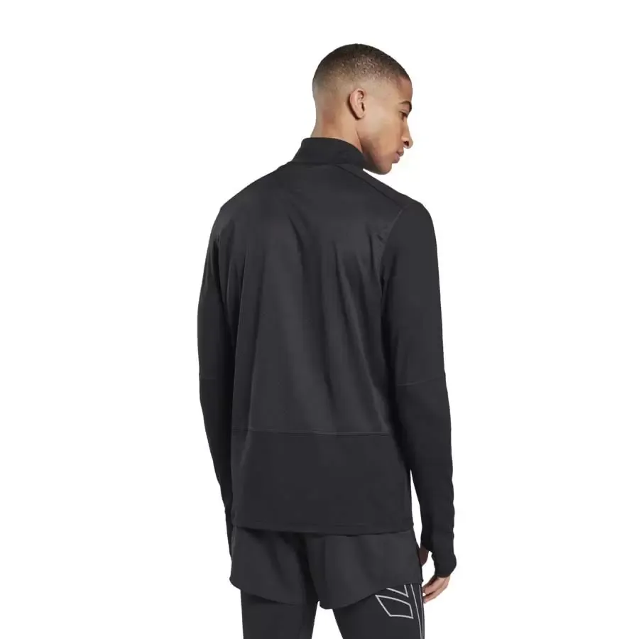 Imagen 1 de 4 de Buzo Reebok Re Quarter Zip-NEGRO