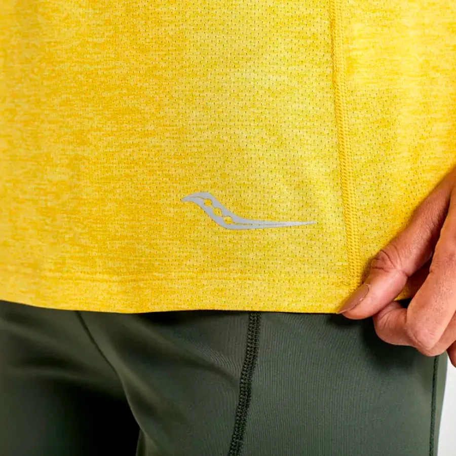 Imagen 3 de 4 de Remera Saucony Stopwatch Graphic-MAÍZ