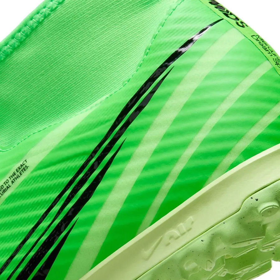Imagen 6 de 8 de Botines Nike Zoom Superfly 9 Tf-VERDE FLUOR/NEGRO