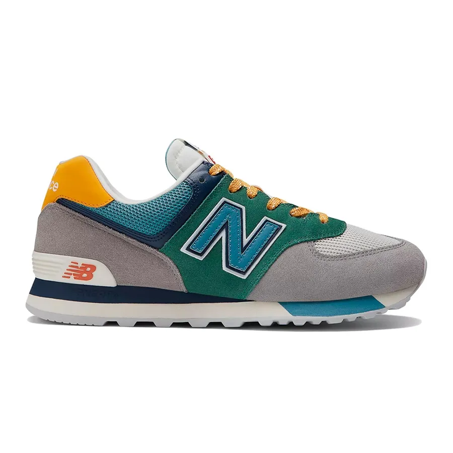 Zapato New Balance 574 Azul Amarillo Zapatillas New Balance 574