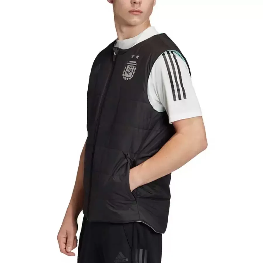 Imagen 2 de 5 de Chaleco adidas Seleccion Argentina Reversible-NEGRO