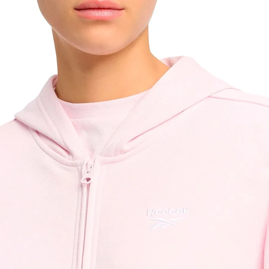 Imagen 2 de 3 de Campera Reebok Identity Sl Fleece Fz-ROSA