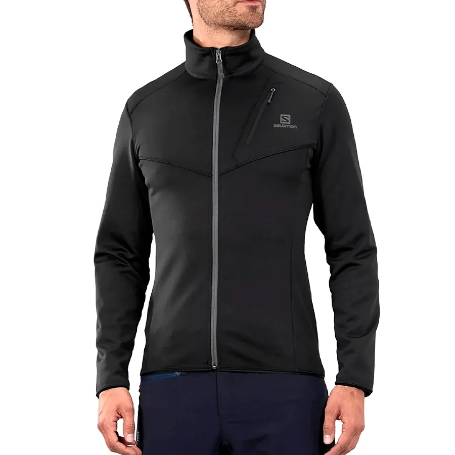 Imagen 0 de 5 de Campera Salomon Discovery Fz-NEGRO/GRIS