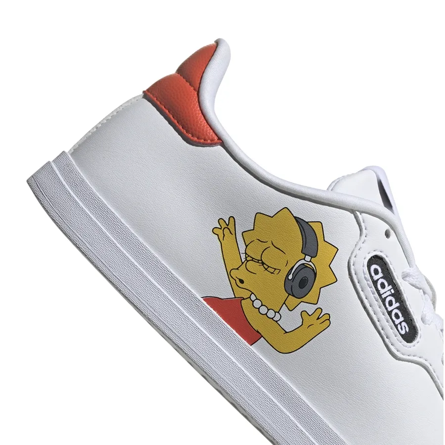 Imagen 4 de 7 de Zapatillas adidas Courtponit Base-BLANCO/NARANJA