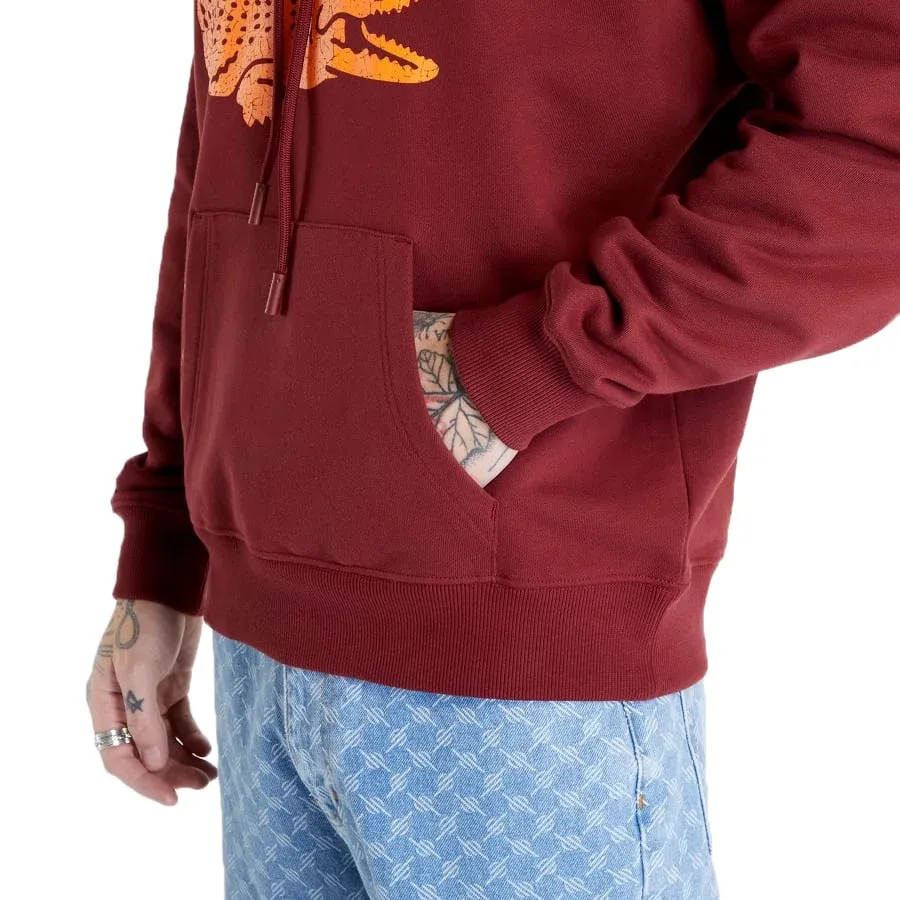 Imagen 4 de 5 de Buzo Lacoste Crocodile-BORDO