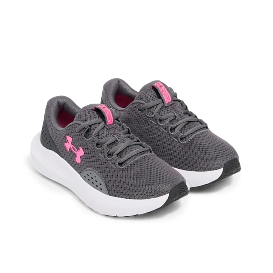 Imagen 1 de 5 de Zapatillas Under Armour Charged Surge 4-GRIS/BLANCO/ROSA