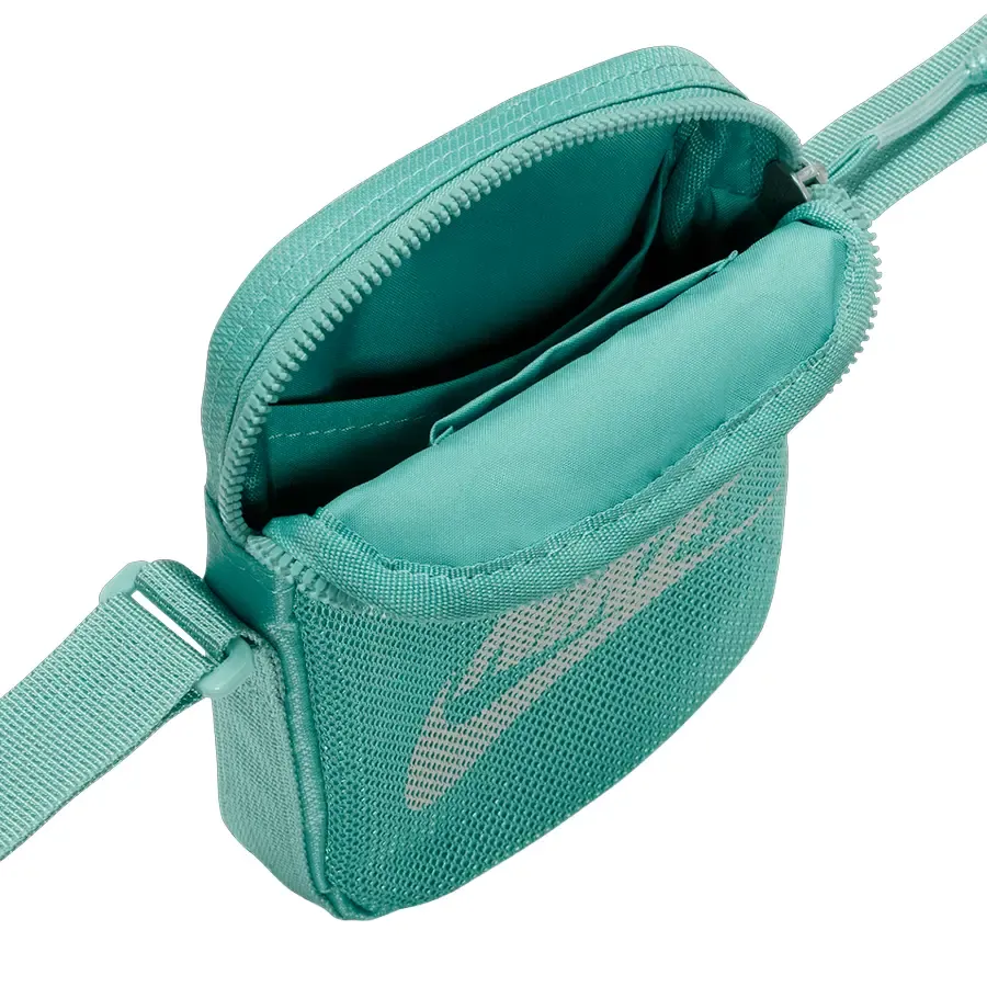 Imagen 3 de 6 de Bandolera Nike Heritage-TURQUESA/BLANCO